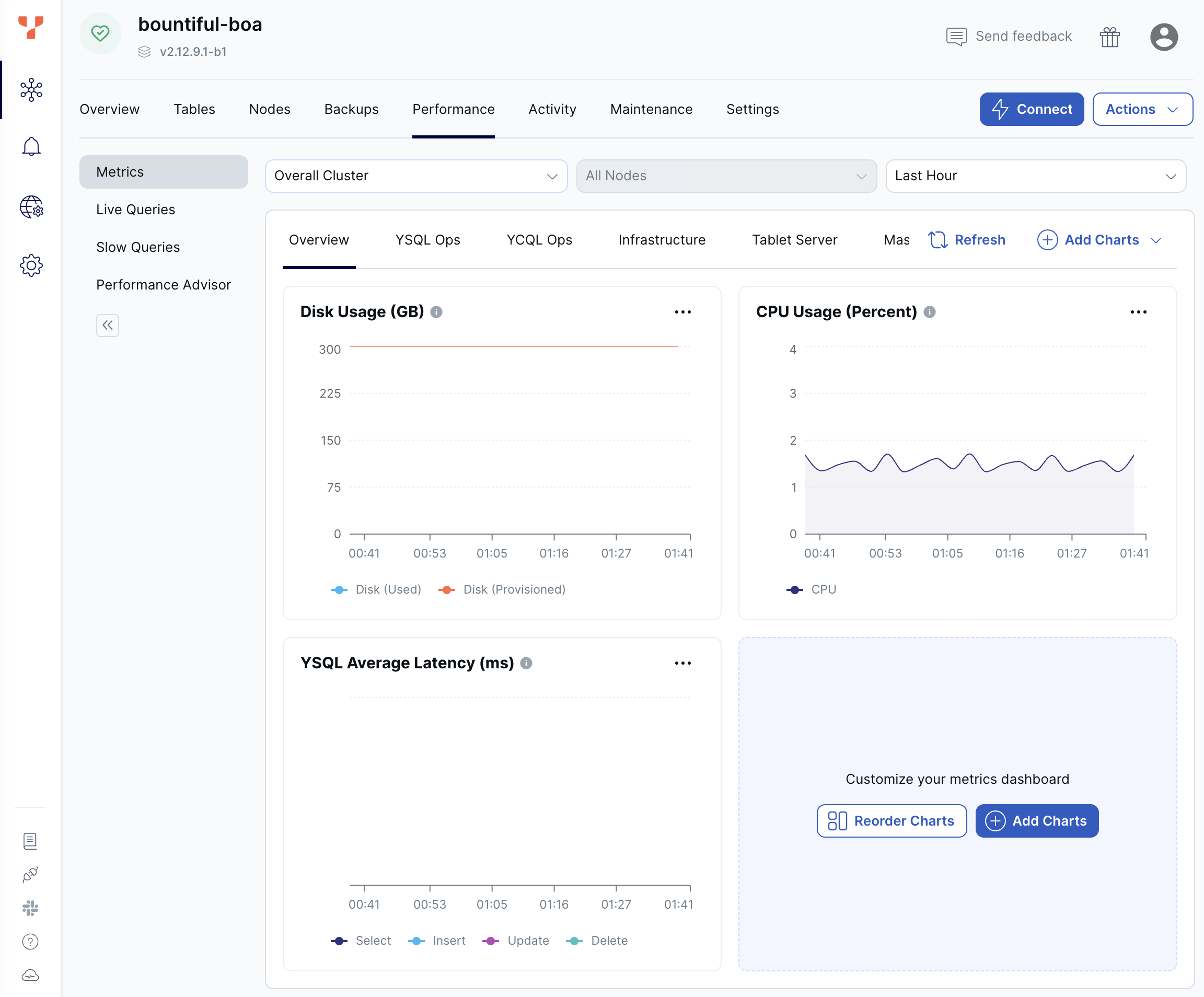 Cluster Performance Metrics